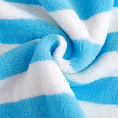 Serviette de Bain - PetTowel™ - Rayures Bleu Ciel - Minou Majesté