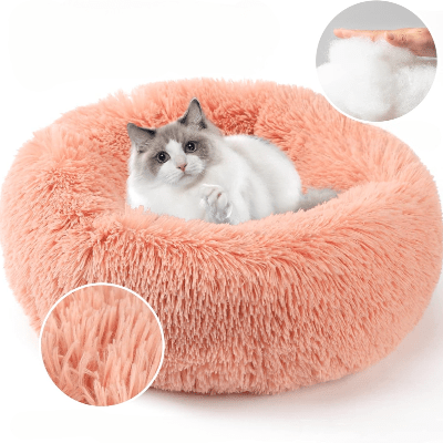 Lit pour Chat - CozyCat™ - Rose - Minou Majesté