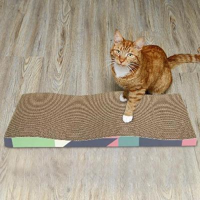 Grattoir Chat - PurrfectScratcher™ - Dune Bleue - Minou Majesté