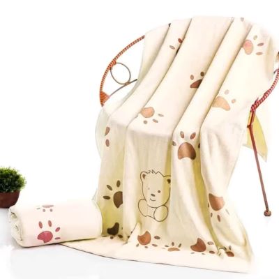 Serviette de Bain - PetTowel™ - Ourson Crème - Minou Majesté