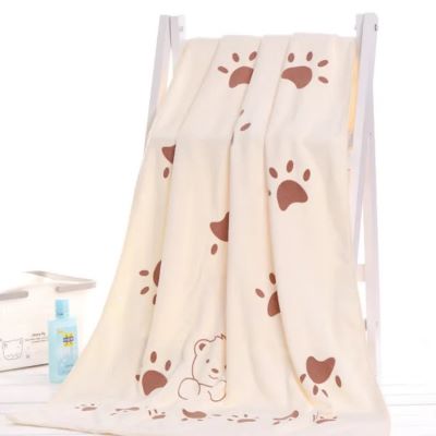 Serviette de Bain - PetTowel™ - Ourson Crème - Minou Majesté